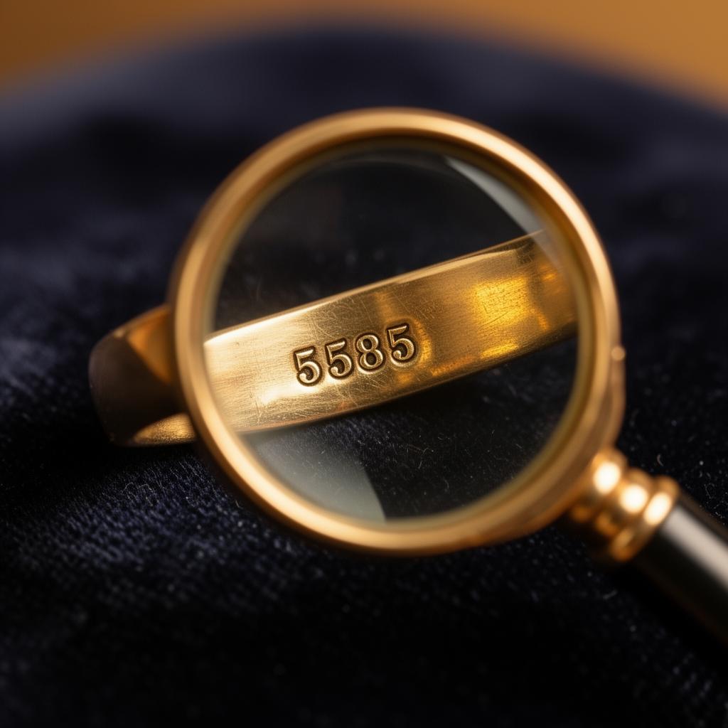 585 keurteken op gouden ring — wat betekent karaat, Goud Inkoop Zeist