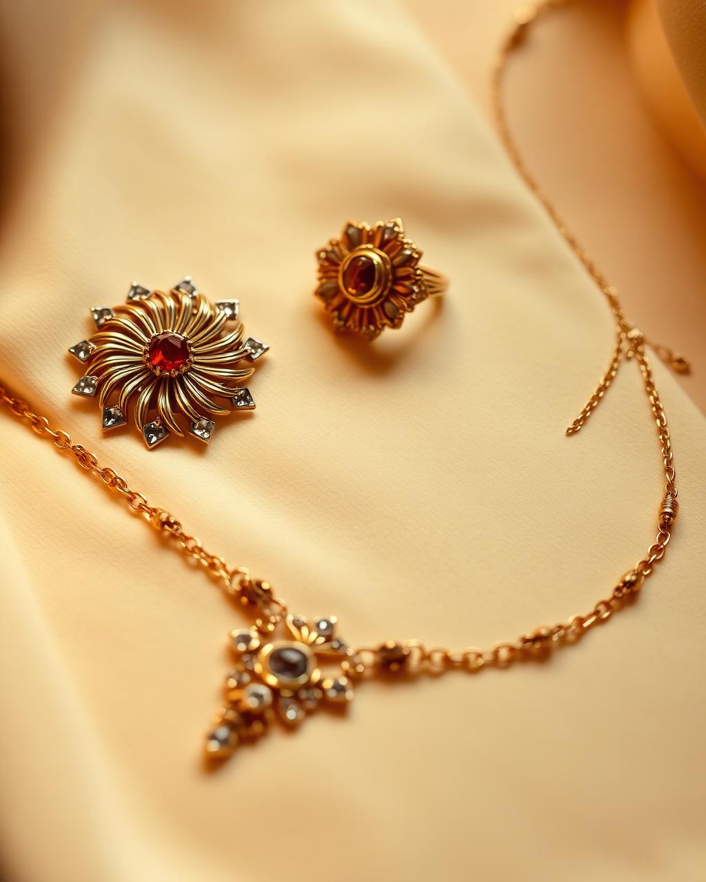 Vintage gouden ringen, art deco broches en retro armbanden — vintage sieraden beoordelen in Zeist